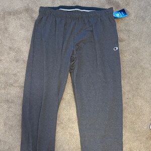 NWT- Champion Men's Dark Heather Gray Athletic Pants